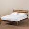 Baxton Studio Elmdon Solid Wood Slatted Headboard Style Full Size Platform Bed 138-7616 - alternate 2